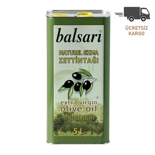 4x5Ltr. BALSARI Natürel Sızma Zeytinyağı [Ücretsiz Kargo]