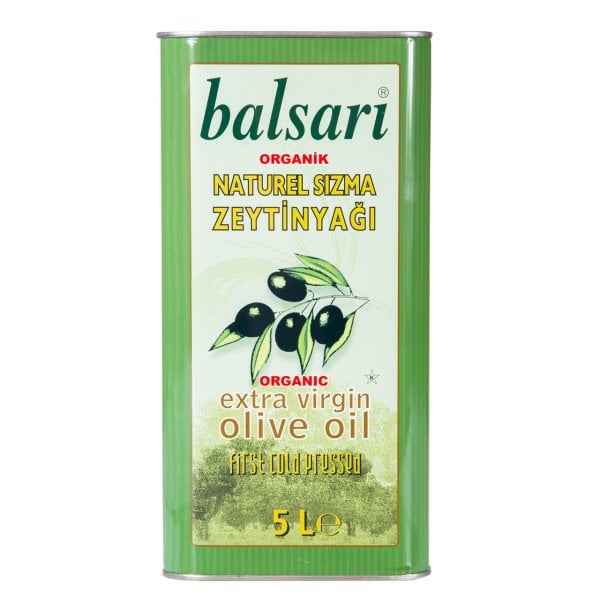 ORGANİK 5L Natürel Sızma Zeytinyağı [Kargo Bedava]
