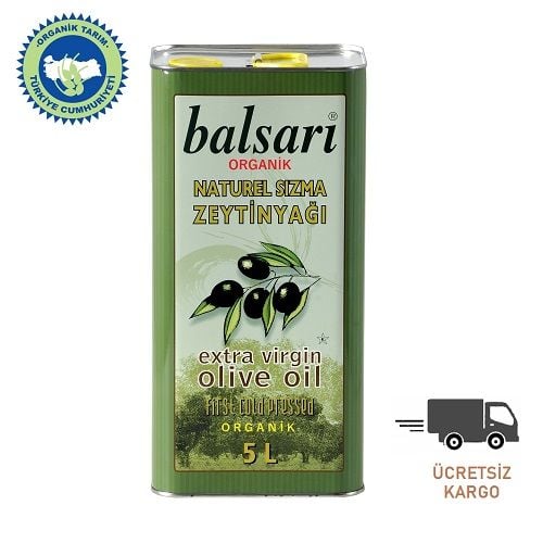 ORGANİK 5L Natürel Sızma Zeytinyağı [Kargo Bedava]