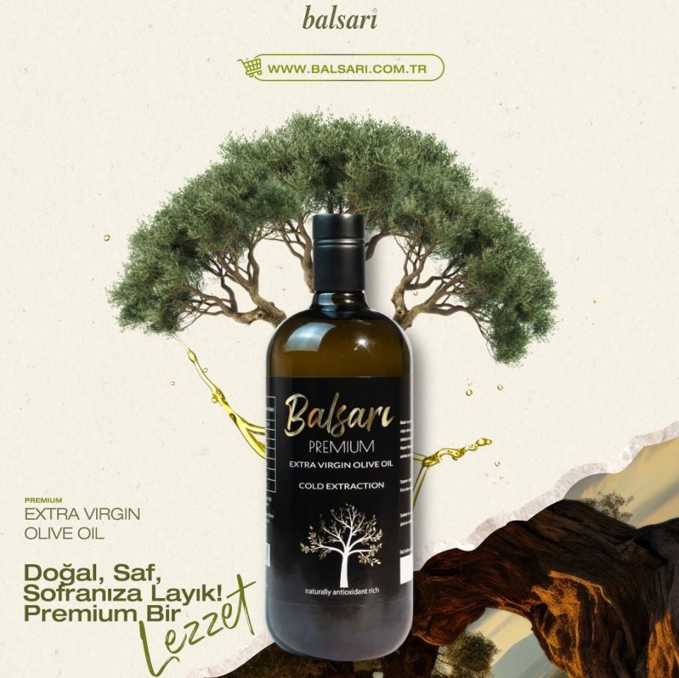 1000mL PREMIUM Natürel Sızma Zeytinyağı [Ücretsiz Kargo]